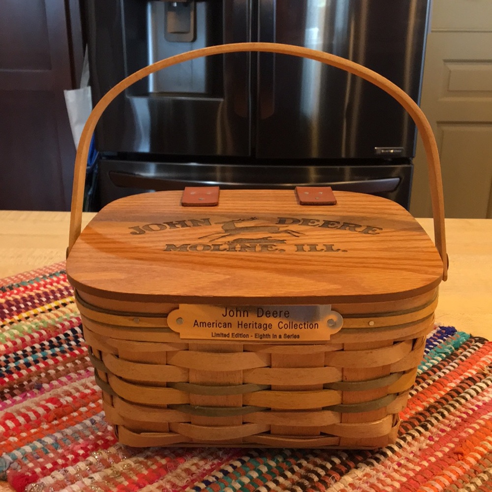 Limited edition John Deere American heritage collection basket.